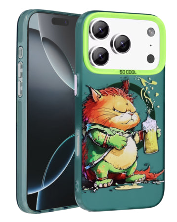 "So Cool" Warrior Cat Edition – Bold Graphic Impact Case For iPhone 17 Pro
