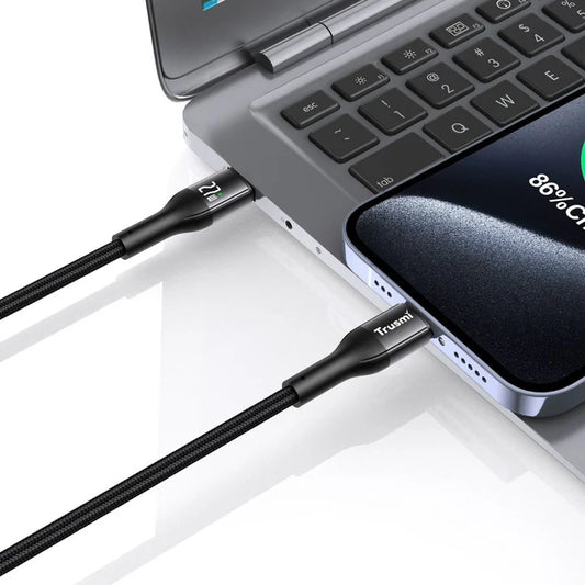 Trusmi USB C To USB Lightning 27W Cable - 1 Meter