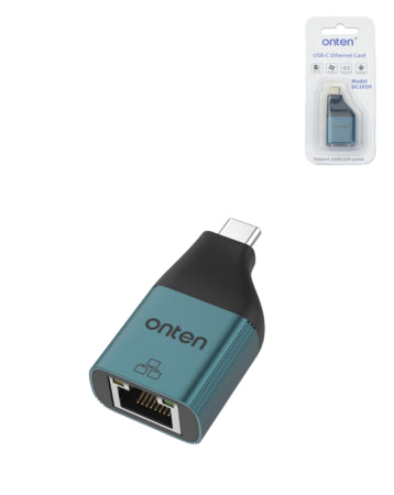 Onten USB-C to Ethernet Adapter (100mbps)