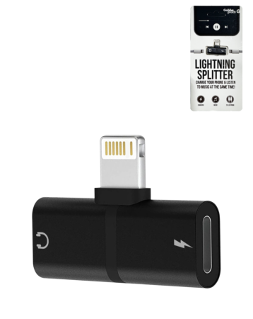 Gabba Goods Lightning Splitter - Charging and Headphones At The Same Time